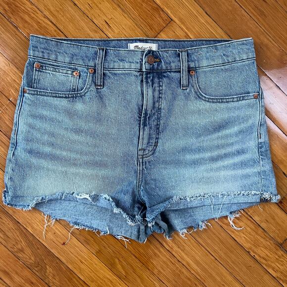 Madewell The Perfect Jean Short Denim Shorts Size 32 - Picture 1 of 8